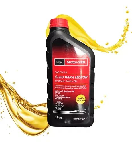 Oleo de Motor 5w20 Motorcraft 100% Sintetico
