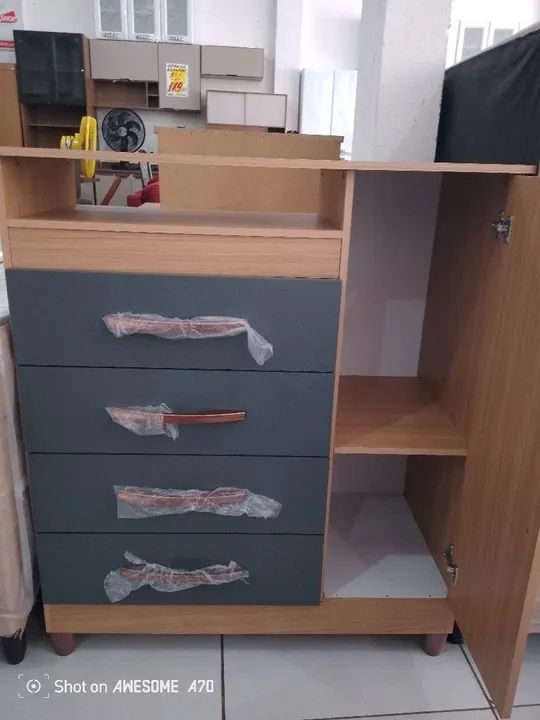 Cômoda com porta ENTREGA E MONTAGEM NO MESMO DIA  - Foto 2