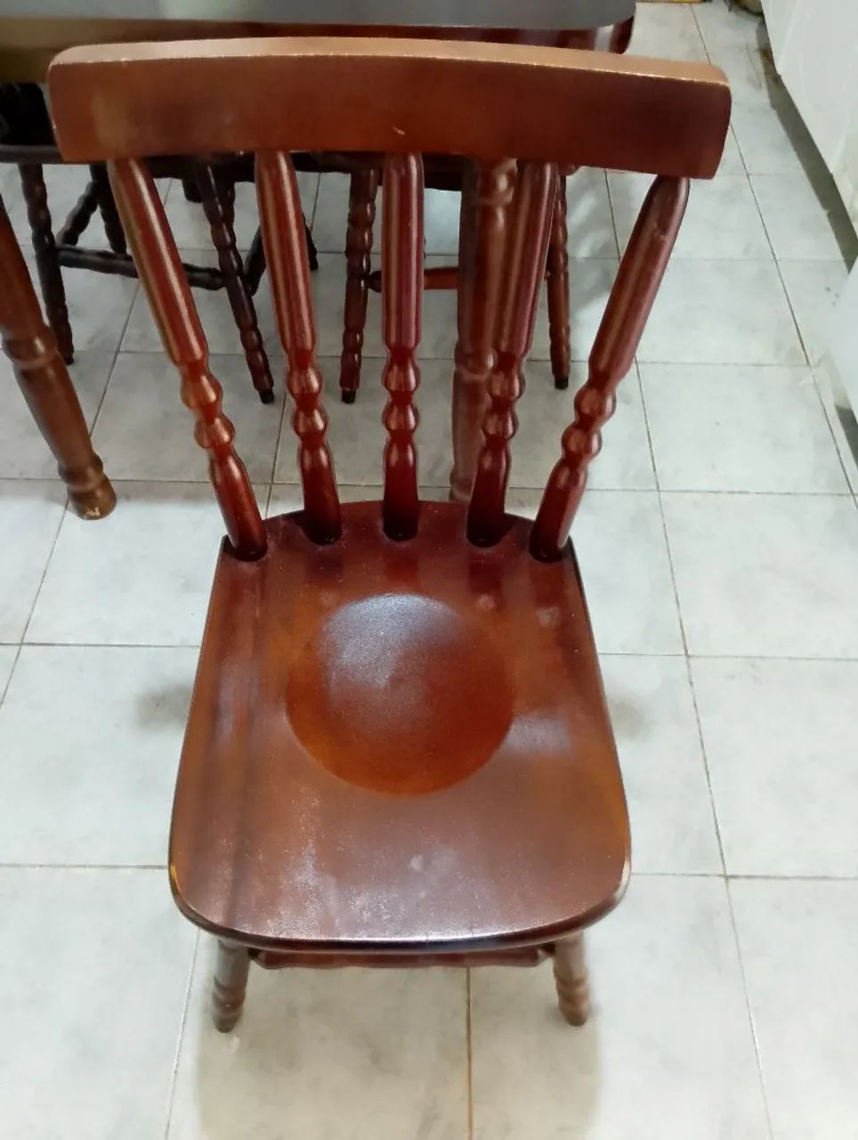 Conjunto de Mesa de Jantar 4 Cadeiras Madeira Maciça - Foto 3