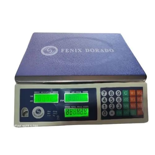 Balança Digital comercio C/ Bateria Embutida Pesa Até 40 Kg Bivolt