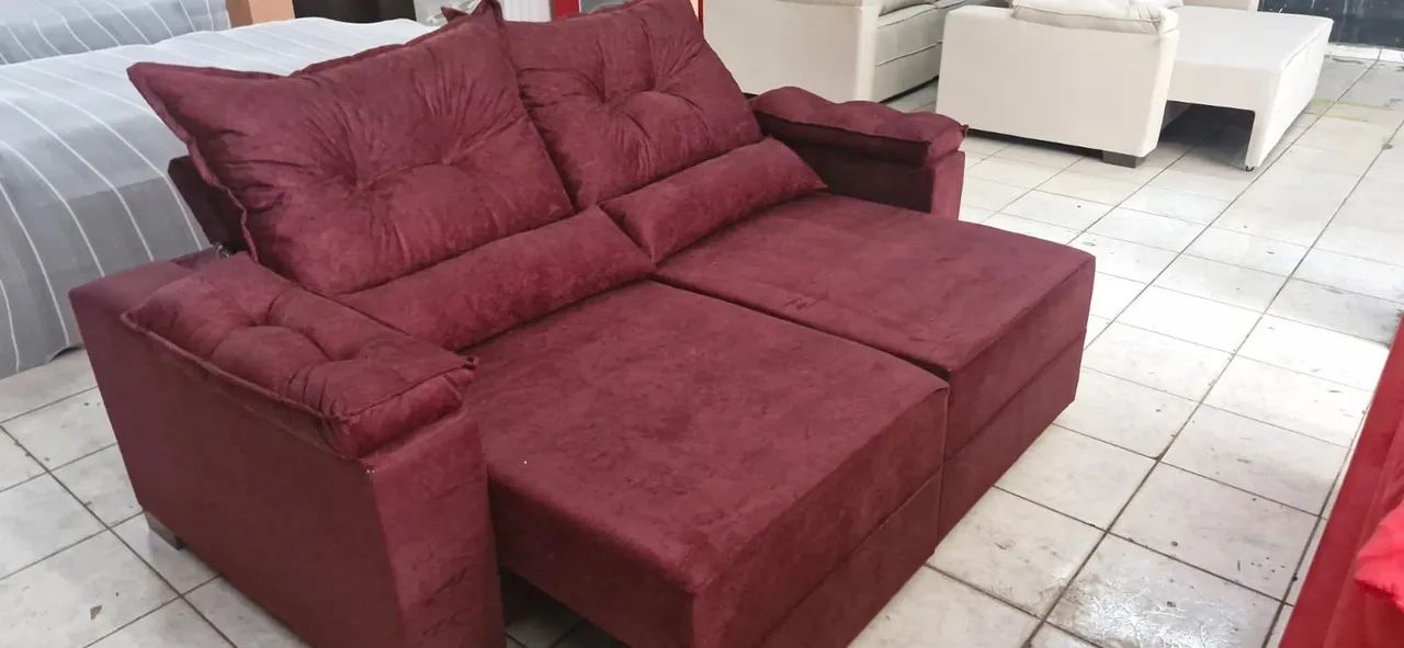 SOFÁ RETRÁTIL RECLINÁVEL ENTREGA GRÁTIS  - Foto 3
