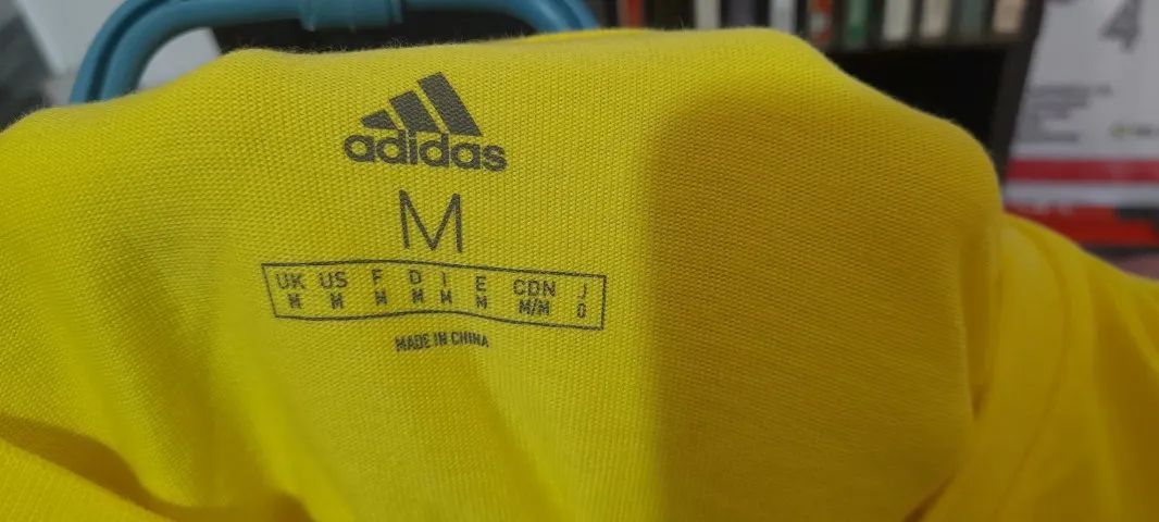 Camisa flamengo adidas  ( manga longa  / amarela  ) - Foto 4