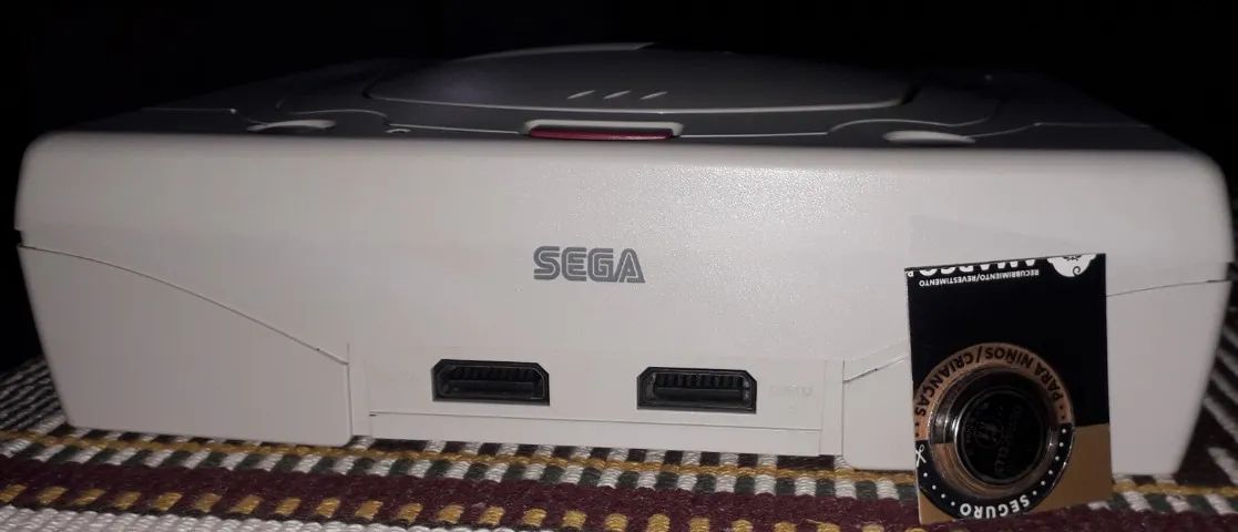 Sega Saturno raro Made in Phillipinas - Excelente estado com Pseudo Kai - Foto 5