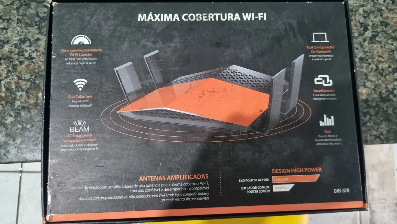 Roteador Wi-Fi AC1900 - Máxima Cobertura e Desempenho