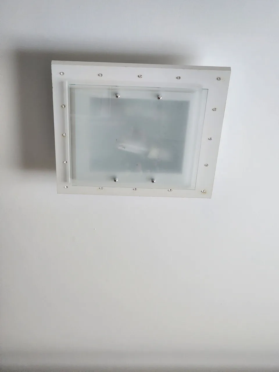 Luminária de Teto Quadrada Moderna