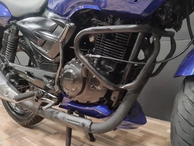 Dafra Apache 2012 Azul Exclusiva Aceito Troca Parcelo no Cartão de Crédito  - Foto 3
