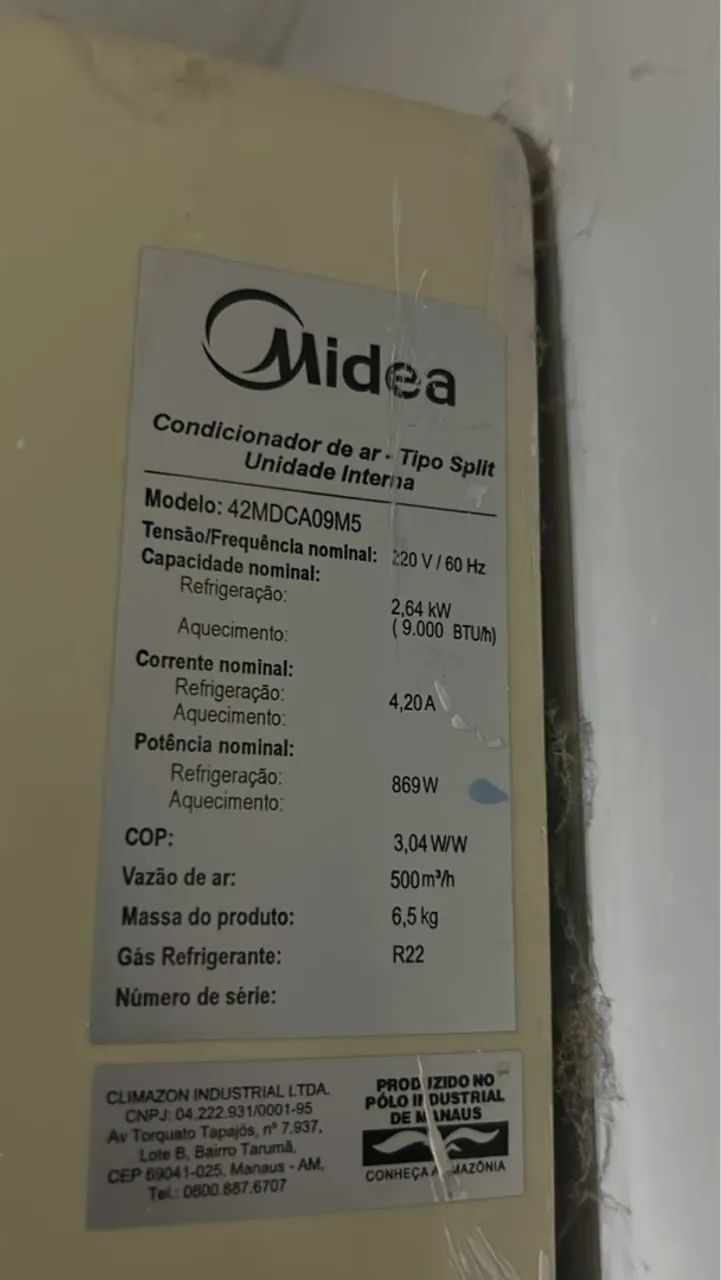 Ar Condicionado Split Midea - Foto 3