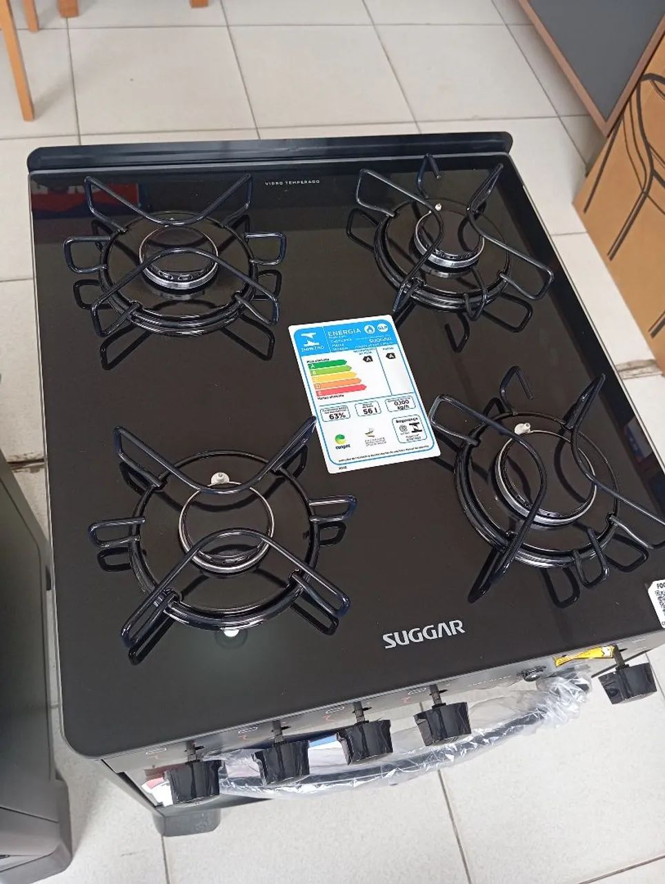 Fogão Suggar Neo Glass 4 Bocas - Foto 2