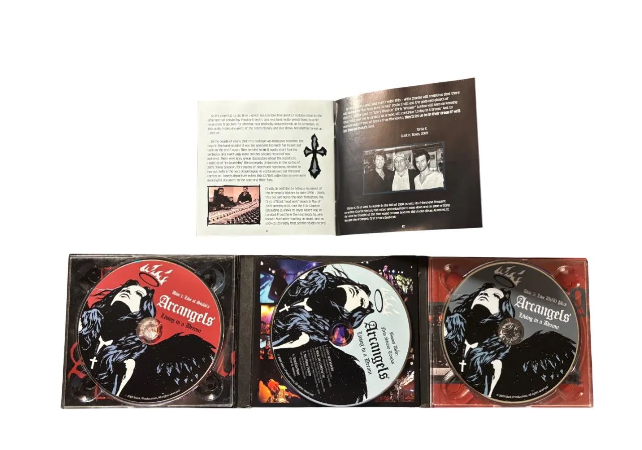 Living in a Dream Edição de CD/DVD dos Arc Angels - Foto 4