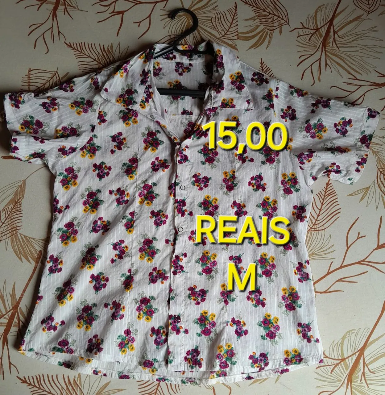Camisa Floral Feminina - Tam. M
