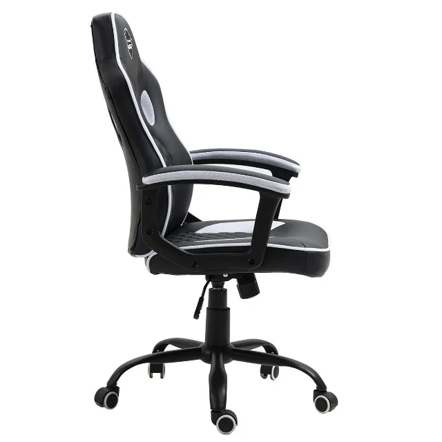 Cadeira Gamer Ninja Kaeru, Preto e Branco - NOVA!