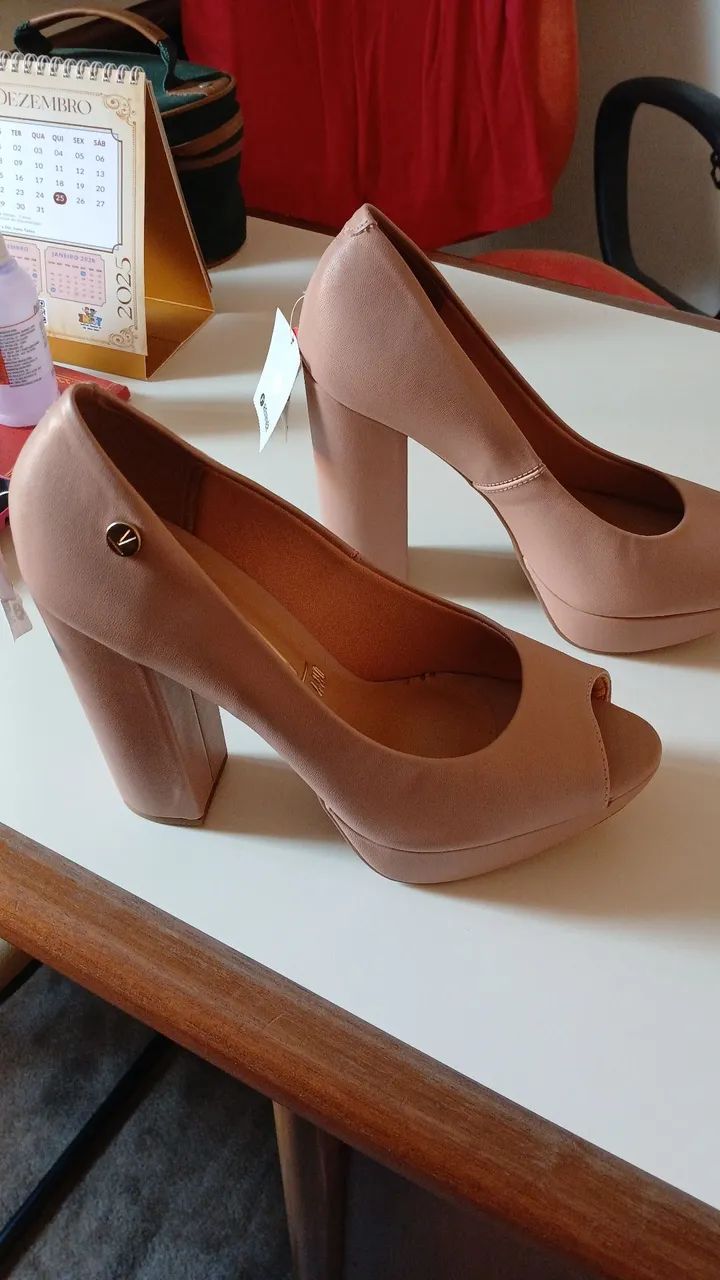 Sapato Scarpin Vizzano N° 37 Nude - Foto 2