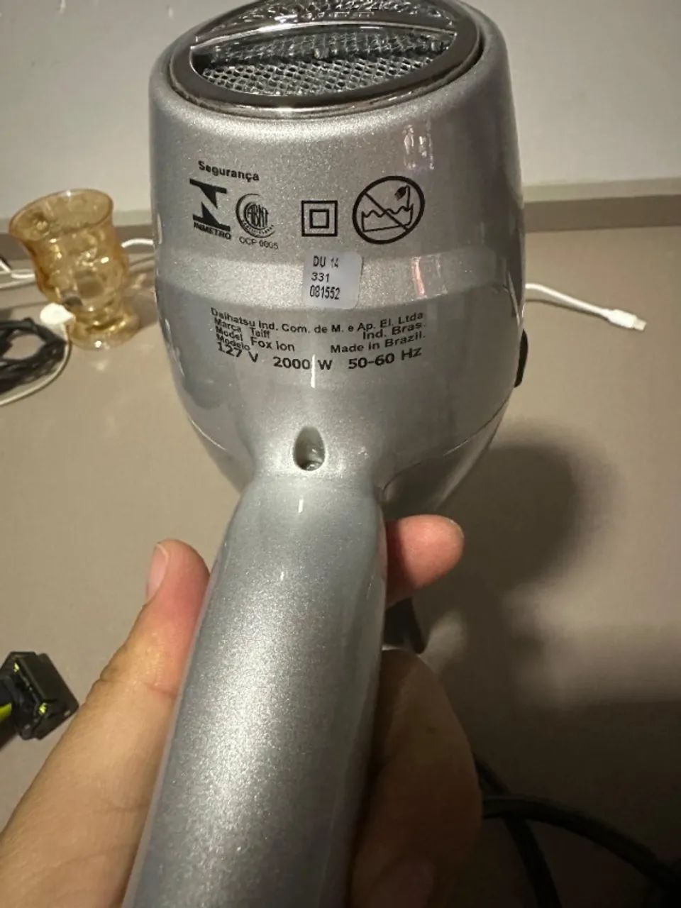 Secador de Cabelos Taiff Fox ion - 110v - Foto 5