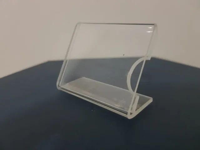 Kit com 20 Porta Etiquetas de Preço de Acrílico 4.5 X 4 cm - Foto 2