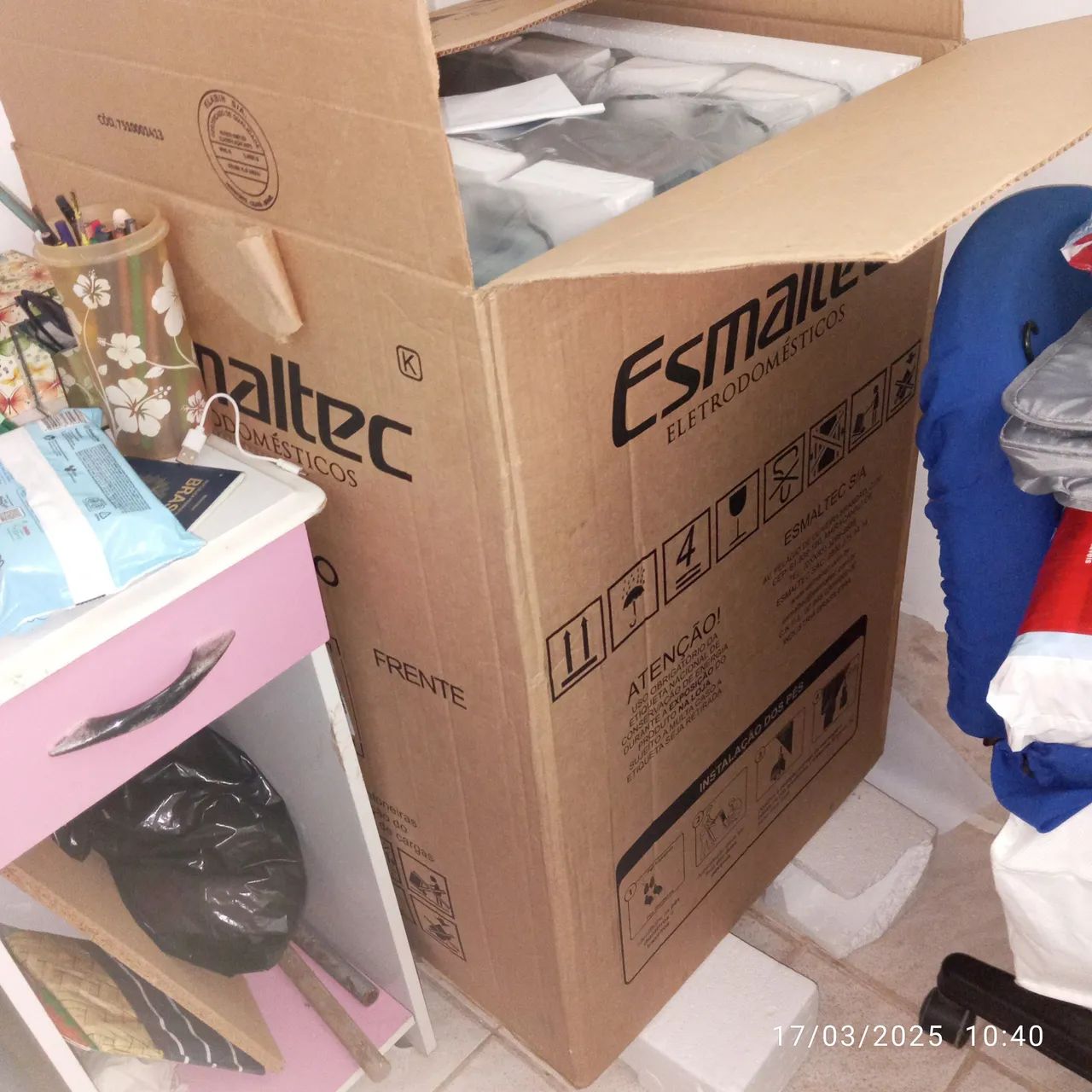 Fogão Esmaltec 4 Bocas Bali 4111 Branco - Foto 4