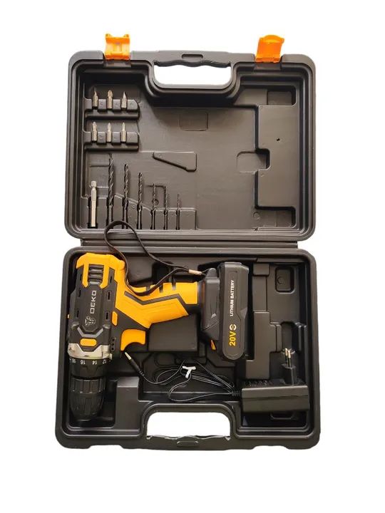 Parafusadeira/Furadeira Deko  20V   com Maleta