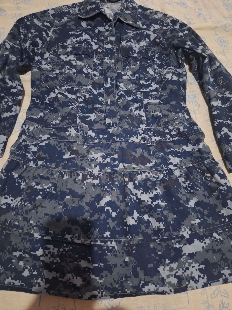 Vestido Camuflado Azul - Foto 4