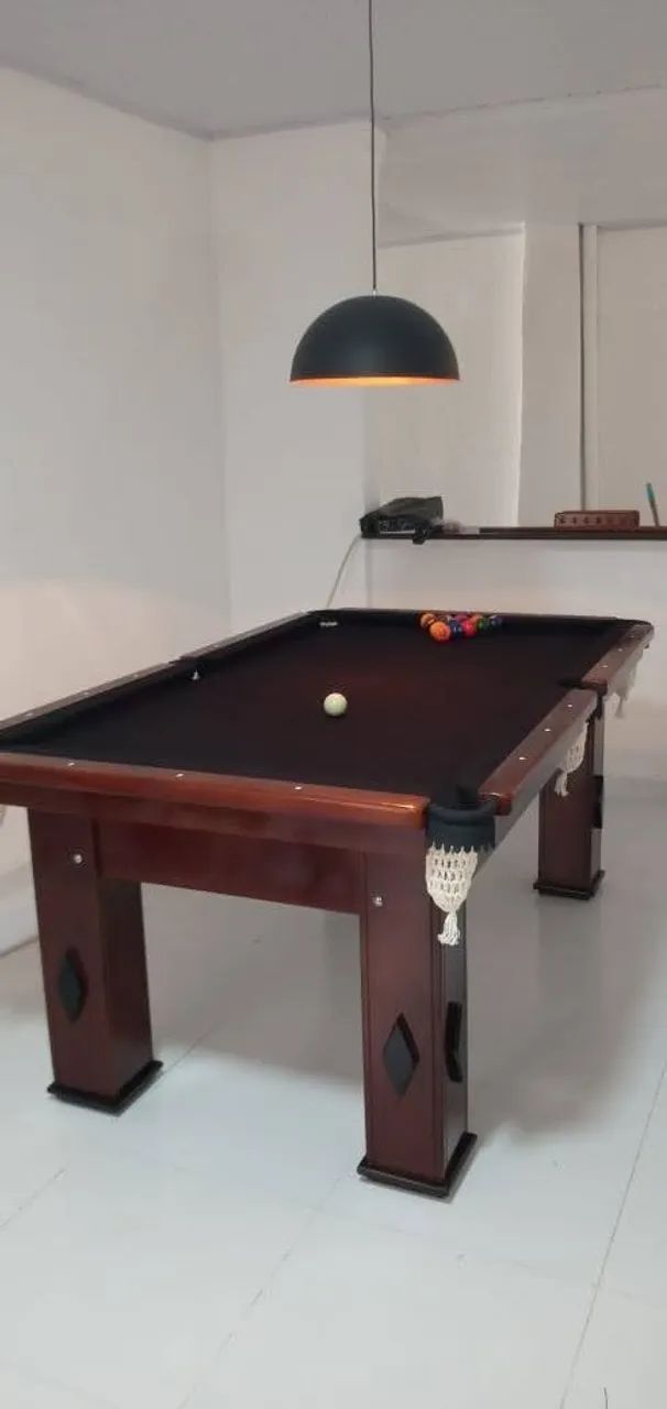 Mesa snooker 6 pés luxo residencial semi oficial  - Foto 4