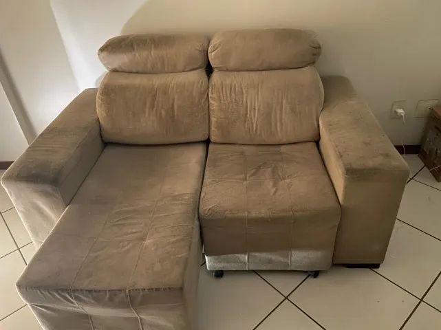Sofá retrátil dois lugares - Vendo barato!