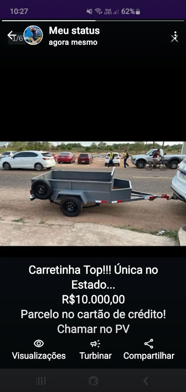 Carretinha Top!!! Única no Estado