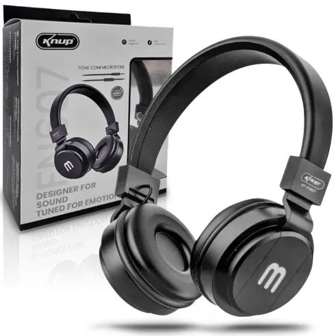 Fone de Ouvido Knup EN607 com Microfone - Novo - Foto 4