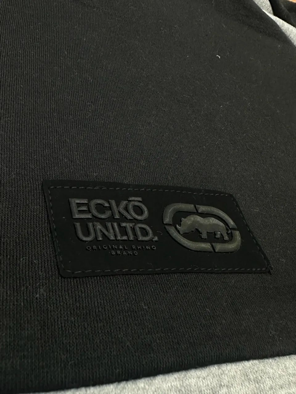 Casaco Ecko Unltd. Hoodie Cinza - Foto 5
