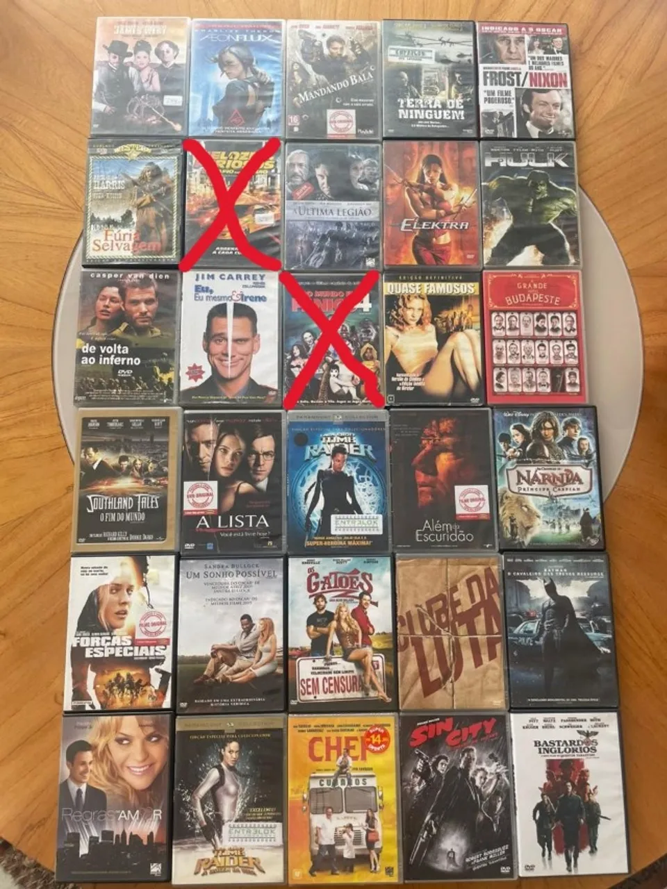 DVDs de filmes - 5 reais cada / faço valor para lote