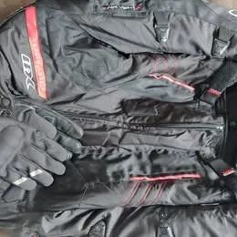 Jaqueta X11 Evo 3 Masculina Preto/Vermelho + Luva X11 - Foto 2