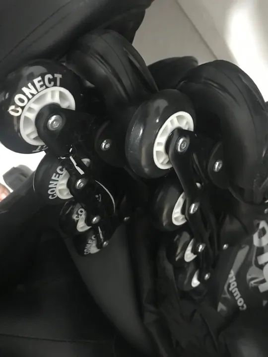 Patins mega compras Connect novo 4 rodas  - Foto 2