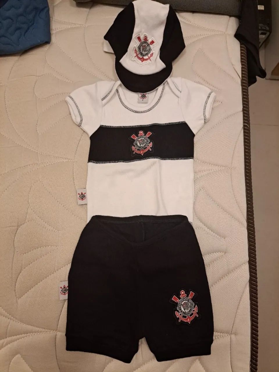 Body conjunto bebê corinthians
