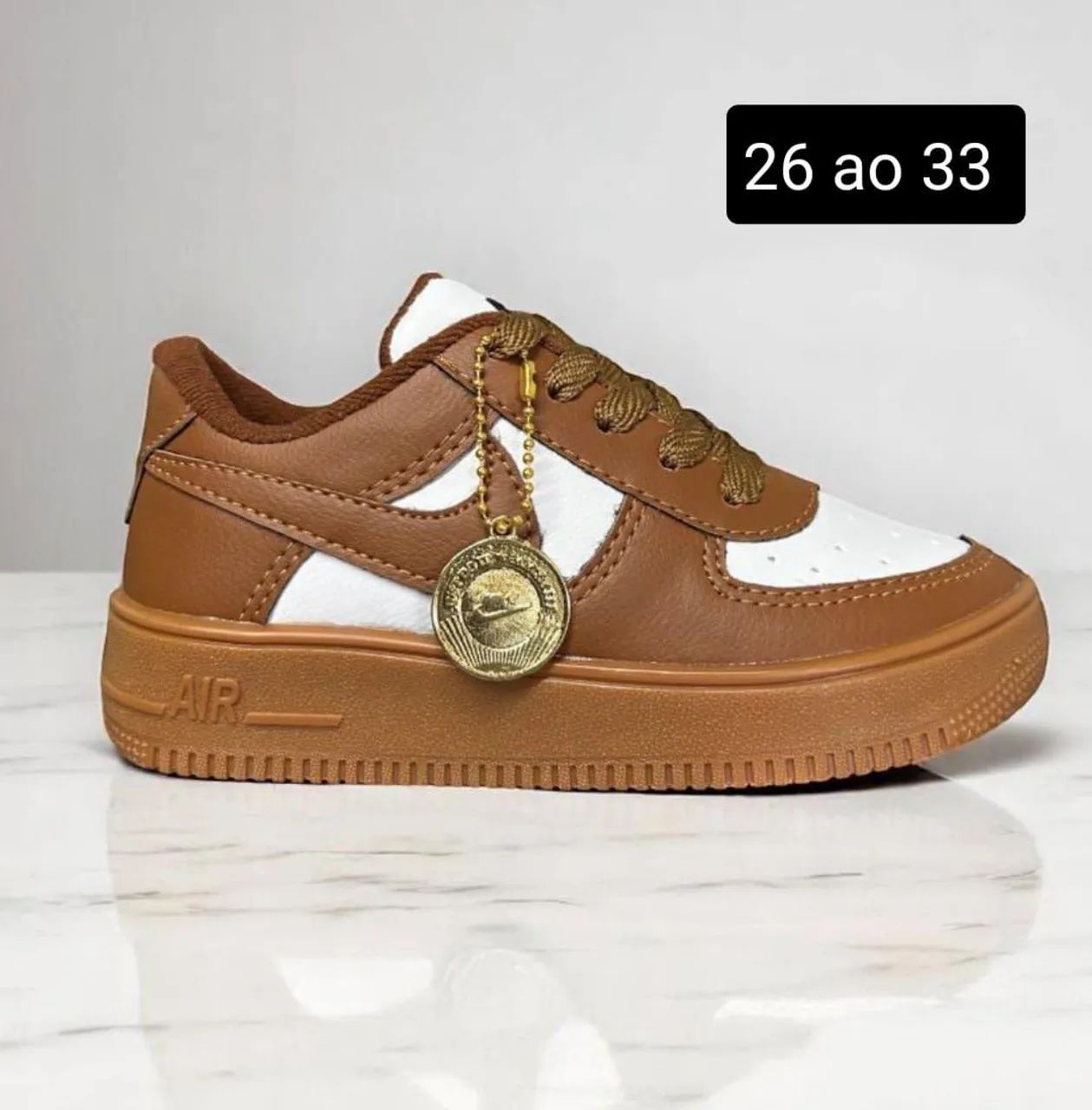 Tênis Nike Air Force 1 Branco - Numeração 26 ao 33 - Foto 4