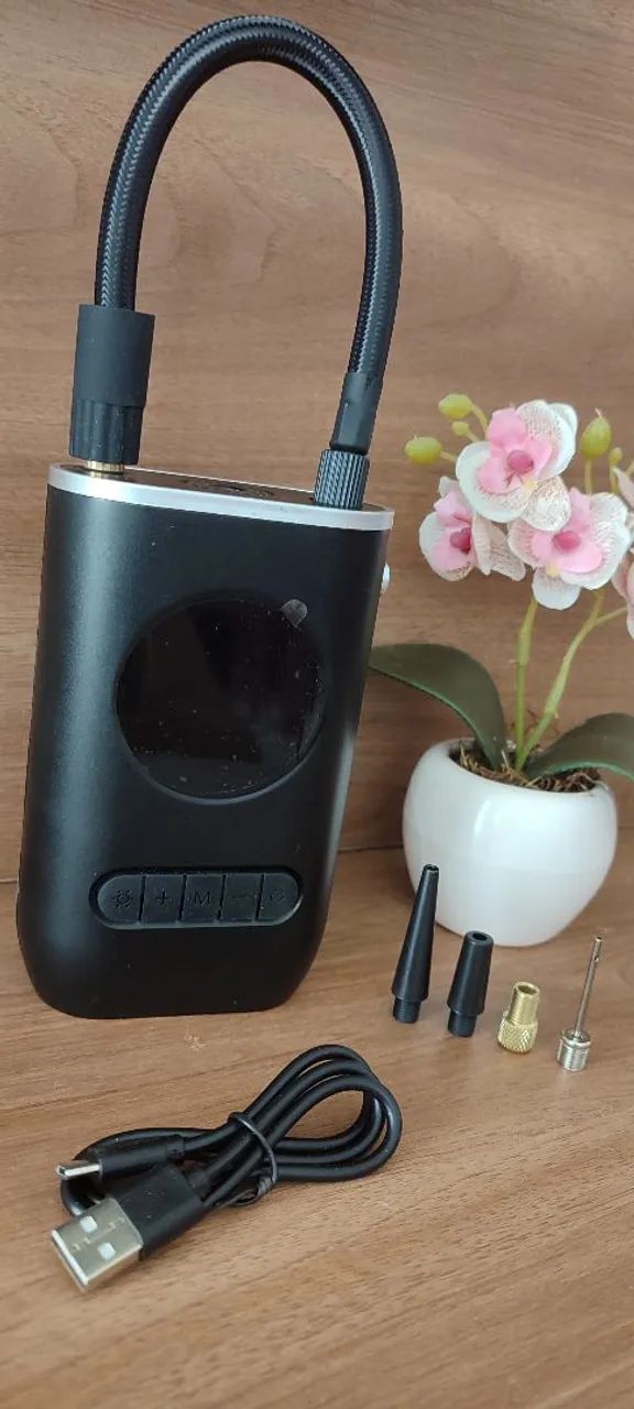 Mini compressor de ar portátil  - Foto 4