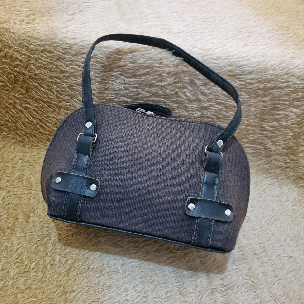 bolsa de mão vintage preta