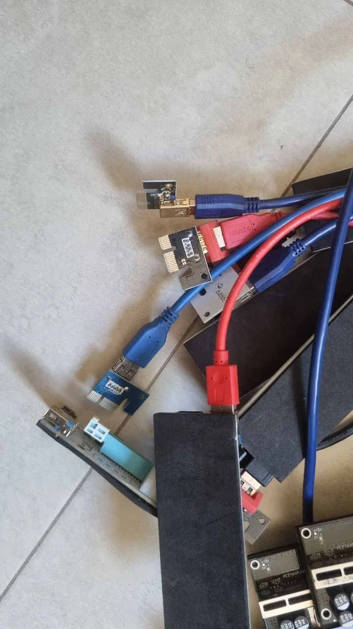 KIT Risers PCI-E conjunto de 12pç promoção! - Foto 3