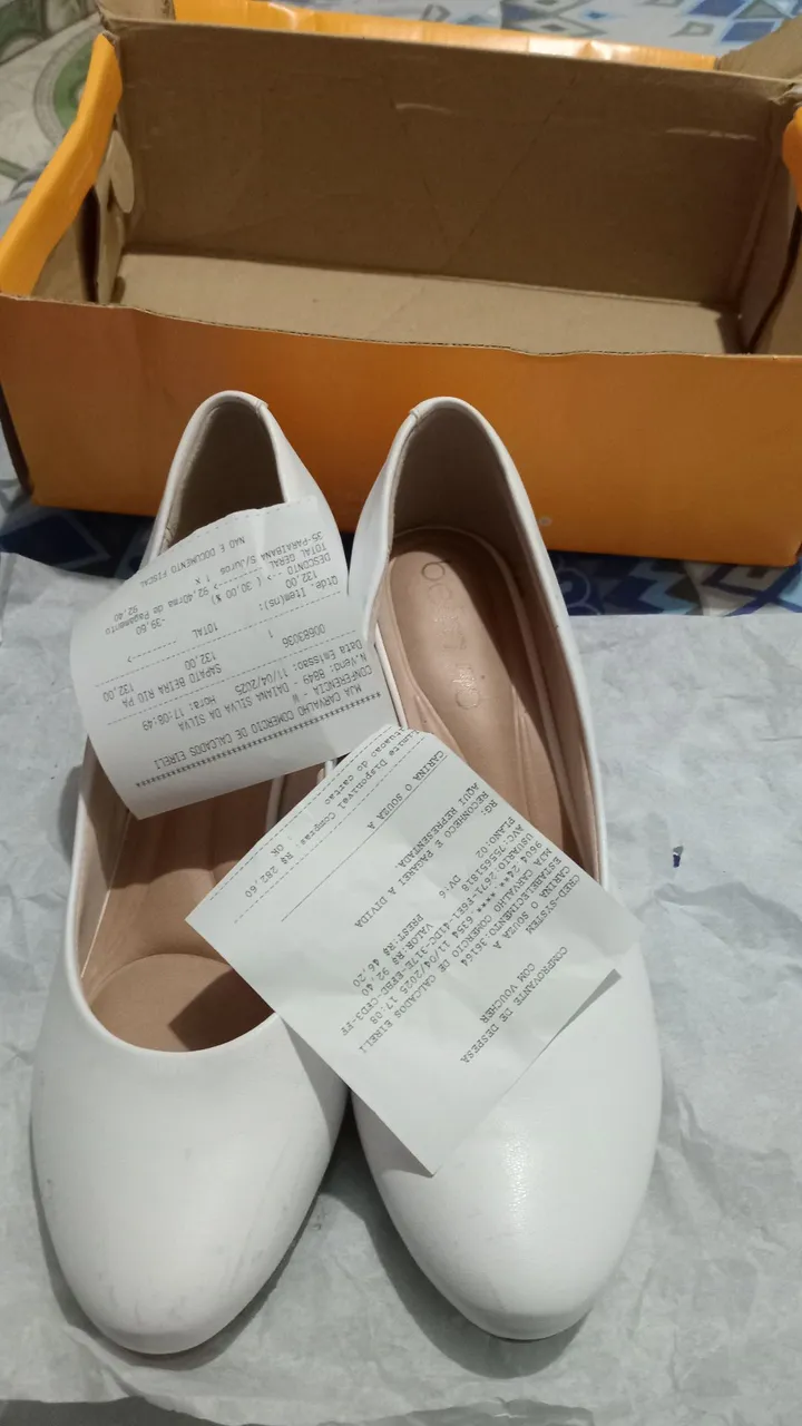 Sapato Branco Feminino
