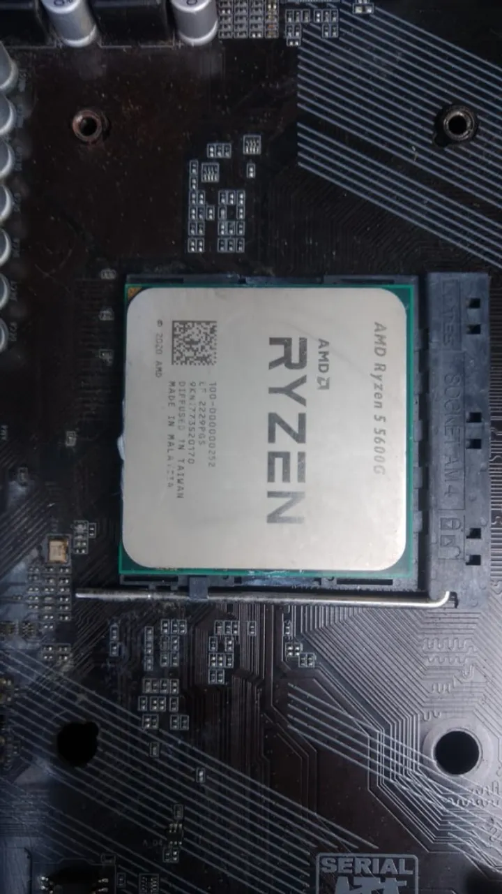 Processador Ryzen 5 5600g + Placa A320M no estado leia