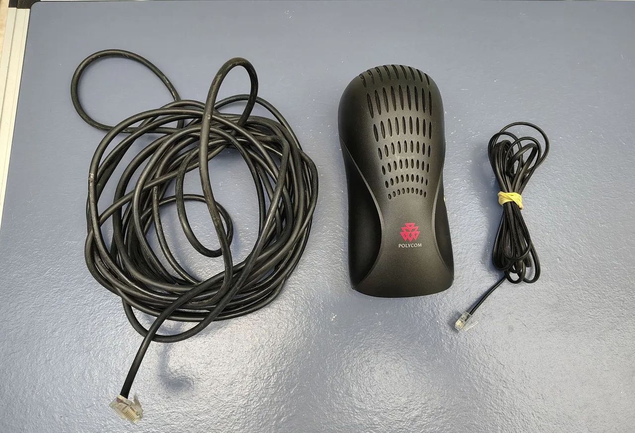Telefone Conferência Polycom SoundStation 2 Lantitel - Caixa para Guarda - Foto 4