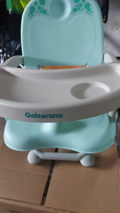 Assento elevatório cadeirinha de alimentação galzerano nova