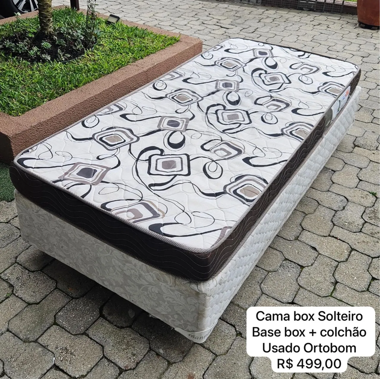 Cama Box Solteiro Ortobom