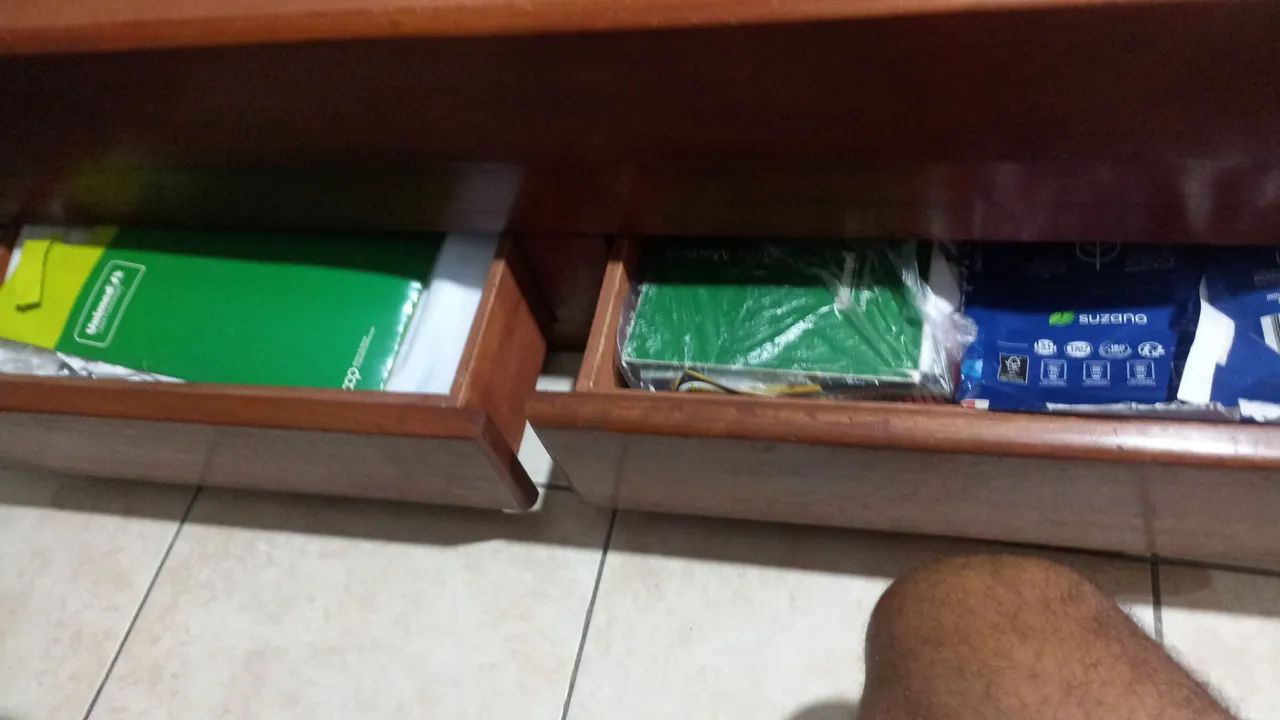 Bicama em madeira maciça com três gavetas  - Foto 2