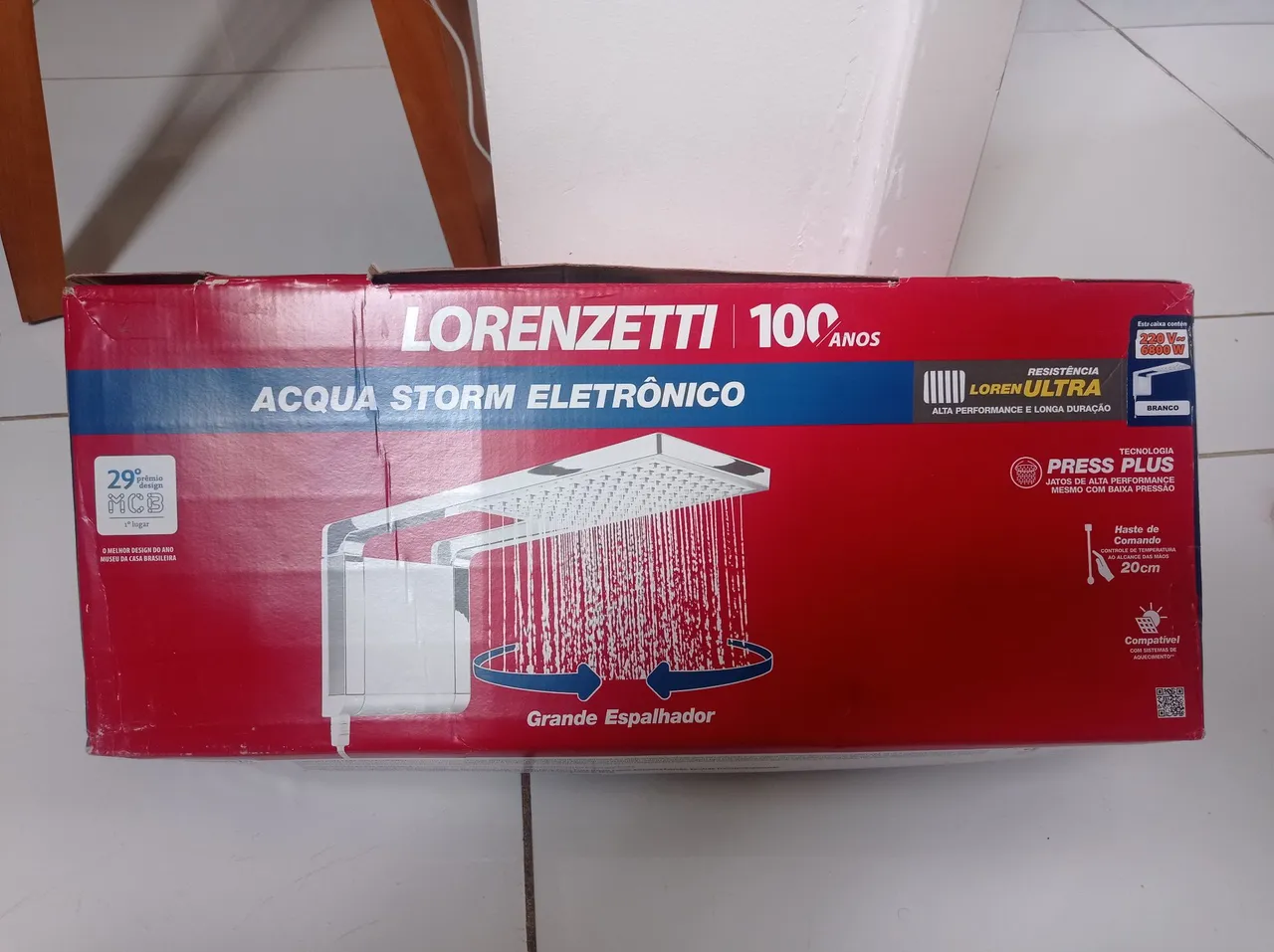 Chuveiro Lorenzetti Acqua Storm Eletrônico