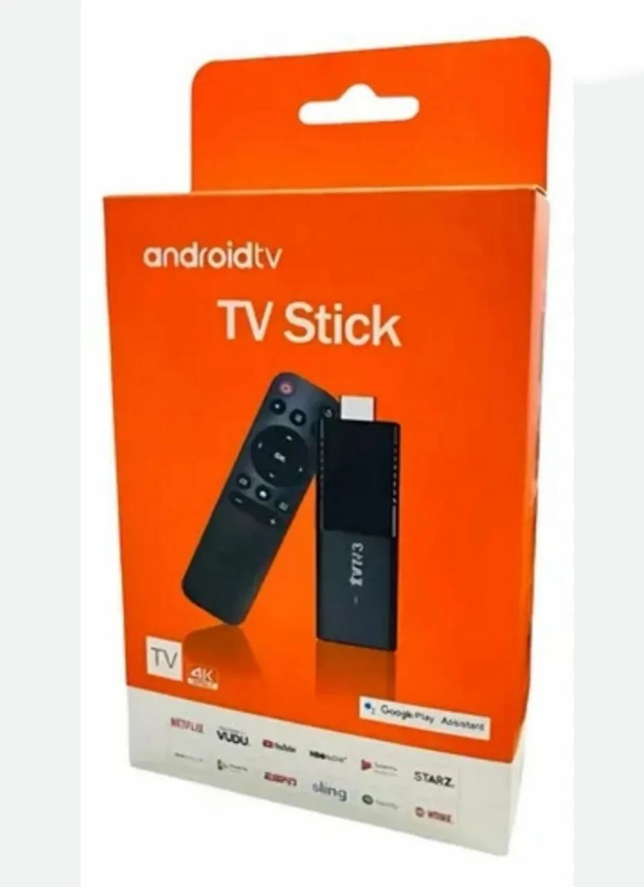 TV Stick Android 4K - Transforme sua TV em Smart TV (Novo na Caixa)