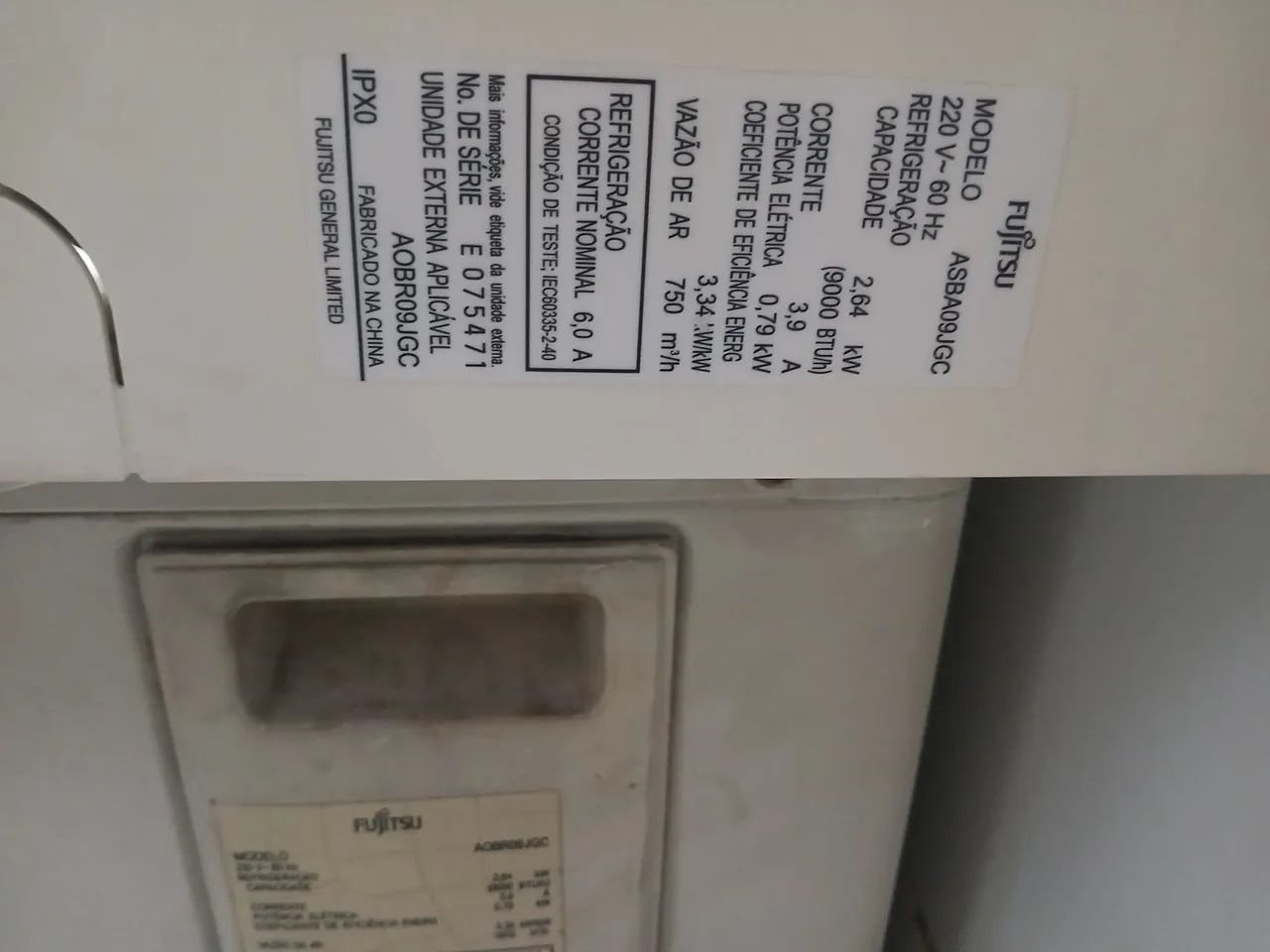 Ar Condicionado Split Fujitsu 9 mil btus - Foto 3