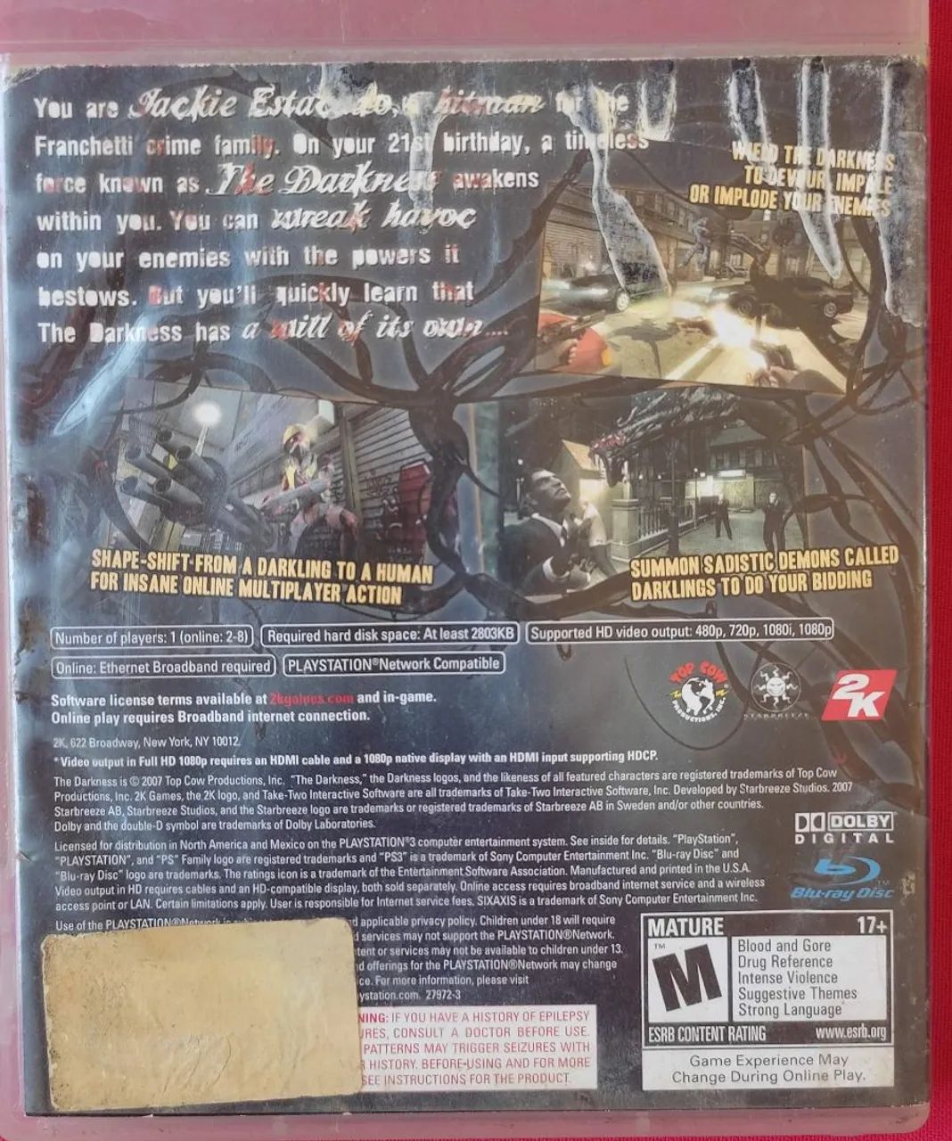 The Darkness - Jogo PS3 - Foto 4