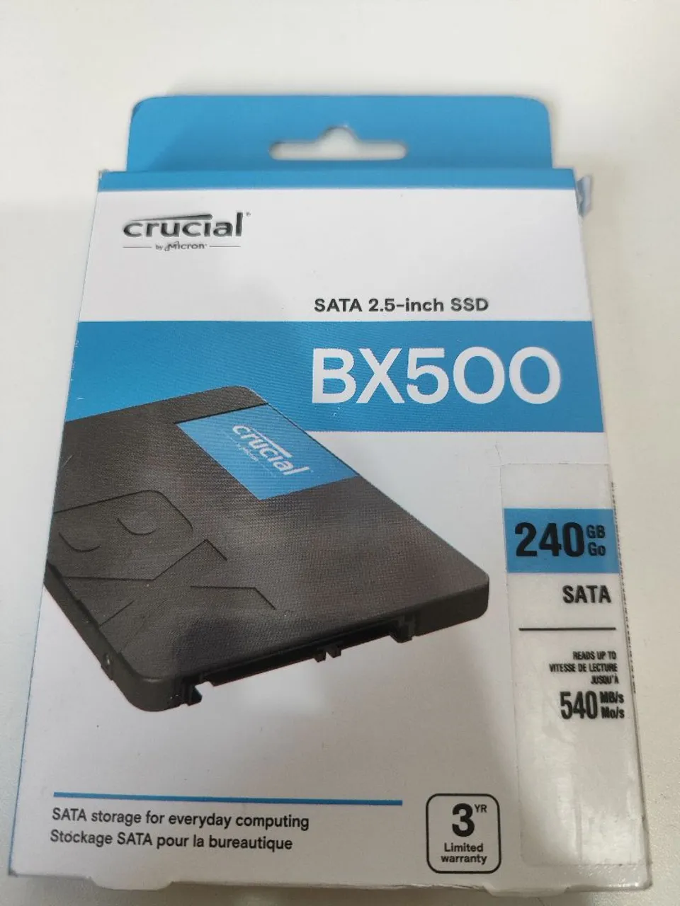 SSD Crucial BX500 240GB SATA 2.5"