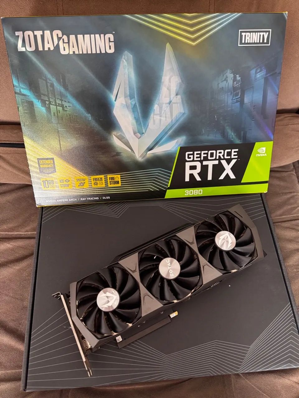 RTX 3080 ZOTAC TRINITY 10GB - Foto 2
