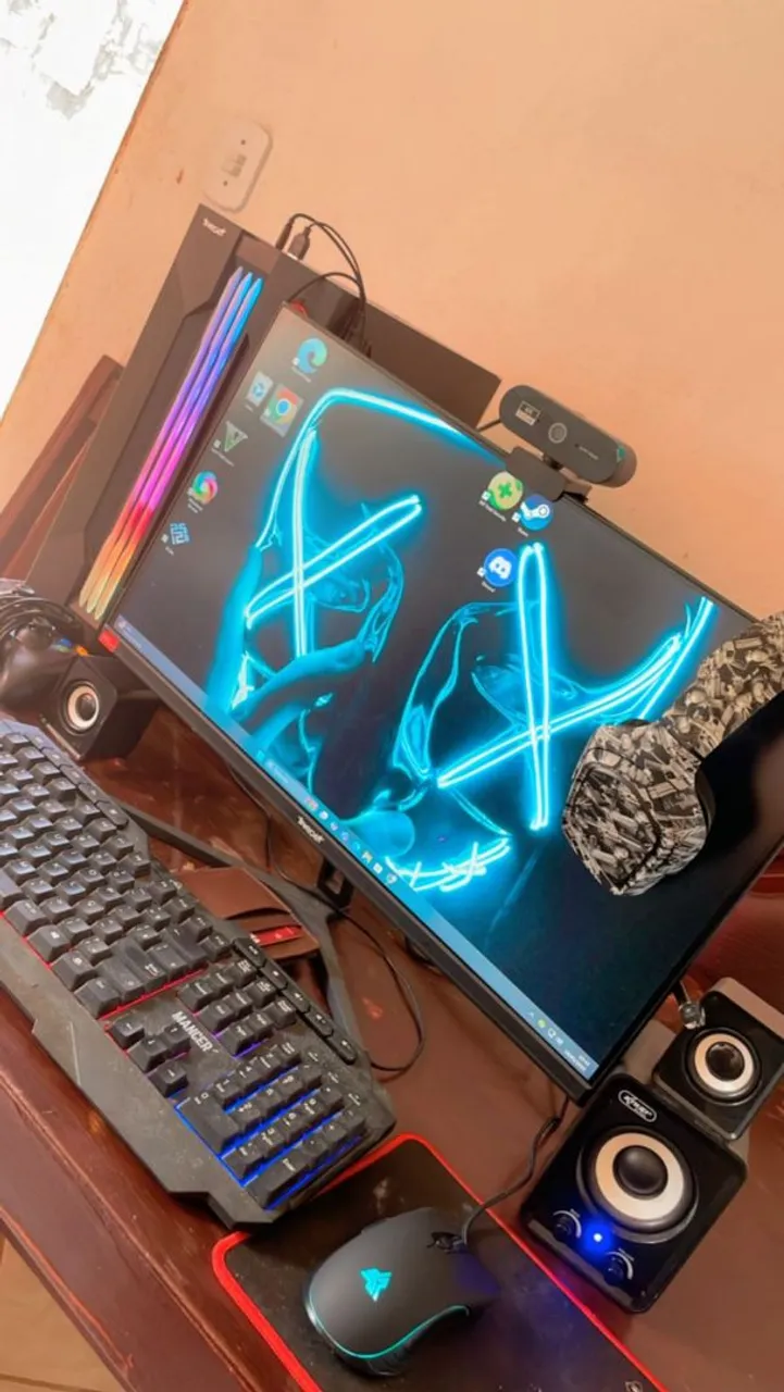 PC Gamer Completo com LED e Design Moderno
