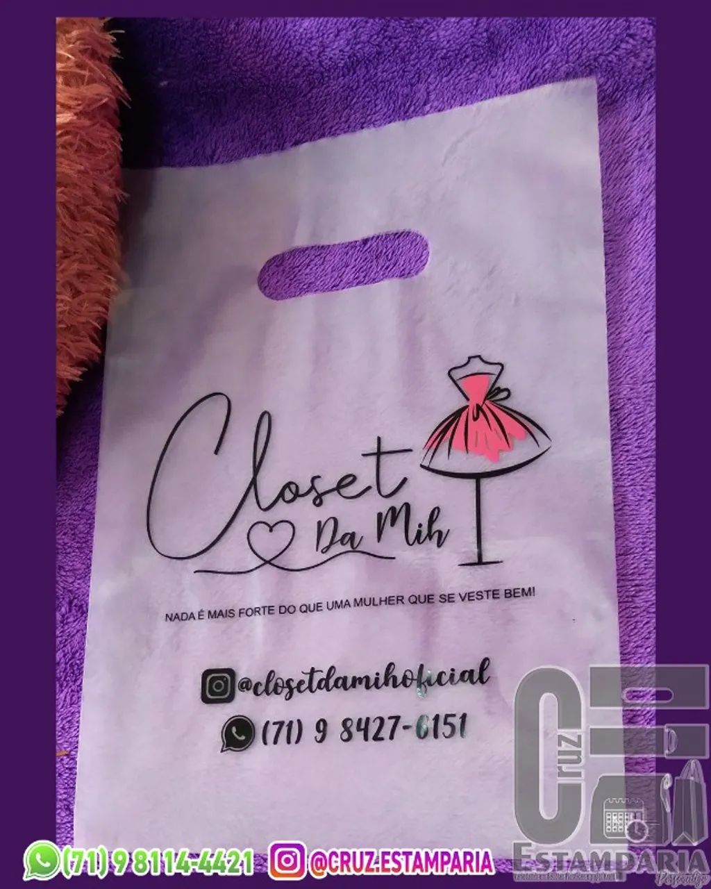 Sacolas personalizadas com sua logomarca - Foto 3