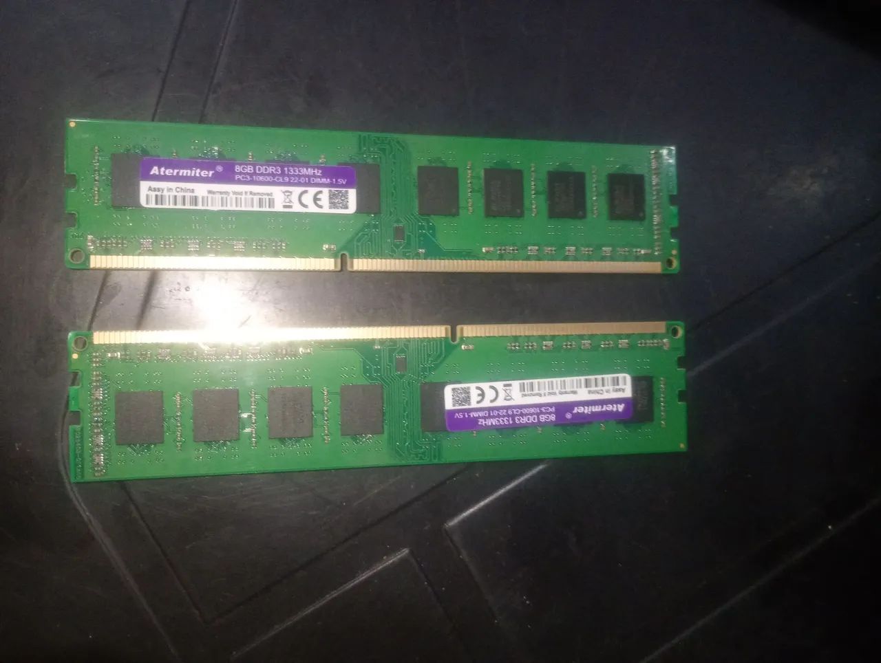 2x 8GB DDR3 1333MHz PC3-10600