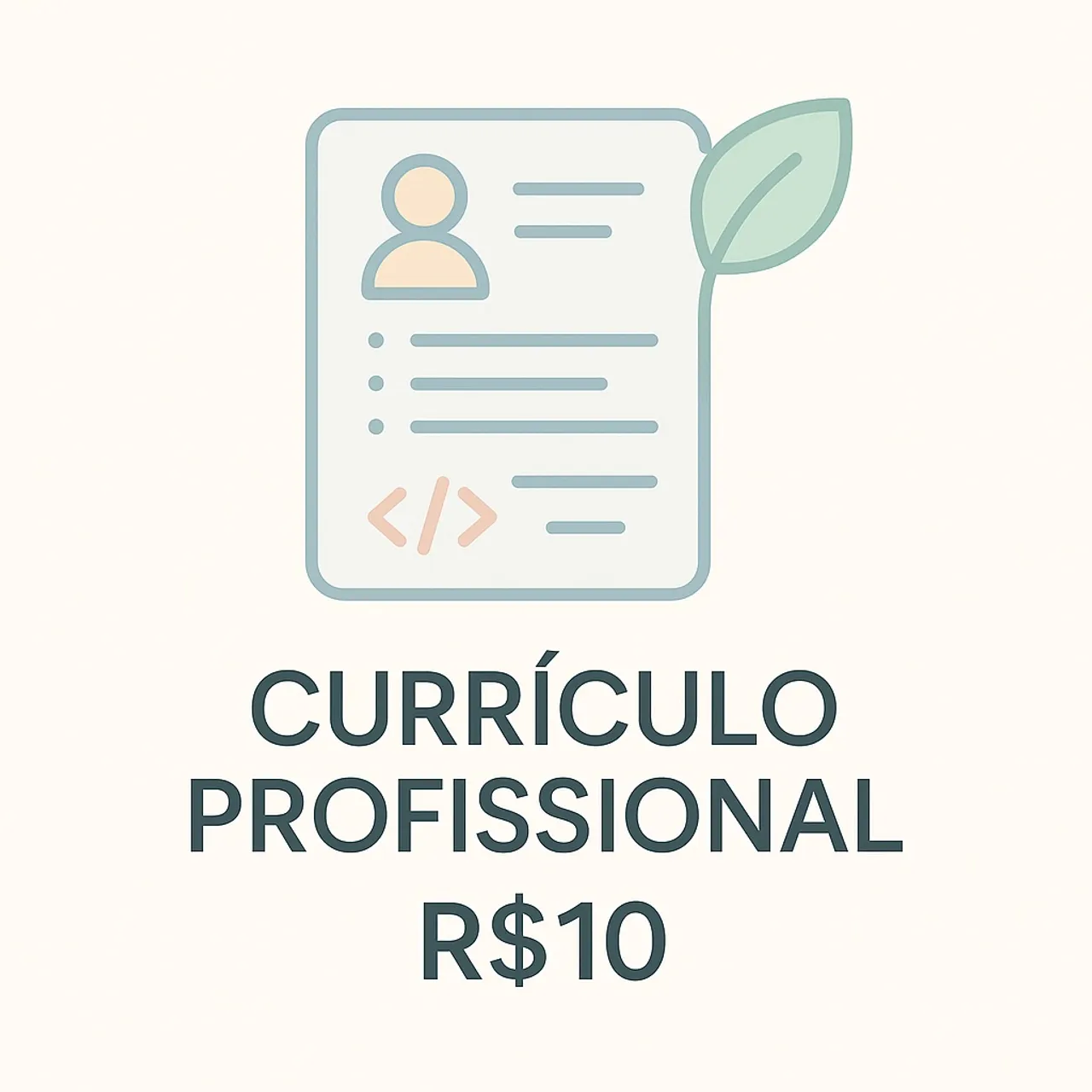 Pare de ser Ignorado! Currículo Profissional por 10R$